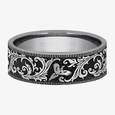 Mens 7MM Tungsten Wedding Band