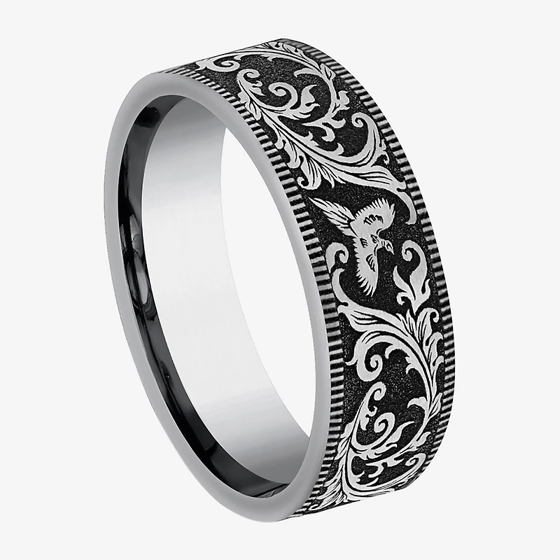 Mens 7MM Tungsten Wedding Band