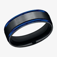 Mens 7MM Cobalt Wedding Band