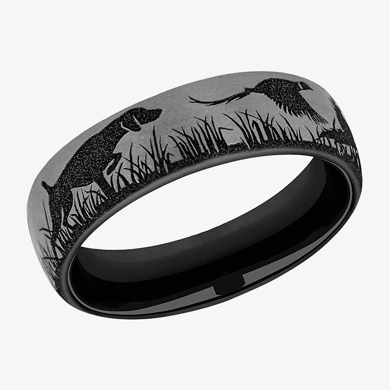 Mens 6.5MM Titanium Wedding Band