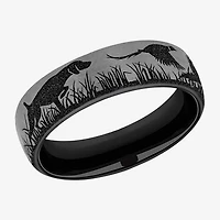 Mens 6.5MM Titanium Wedding Band