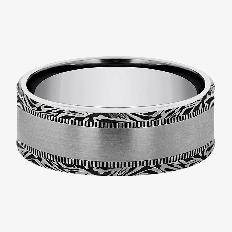 Mens 8MM Tungsten Wedding Band