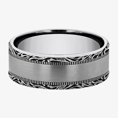 Mens 8MM Tungsten Wedding Band