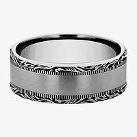 Mens 8MM Tungsten Wedding Band