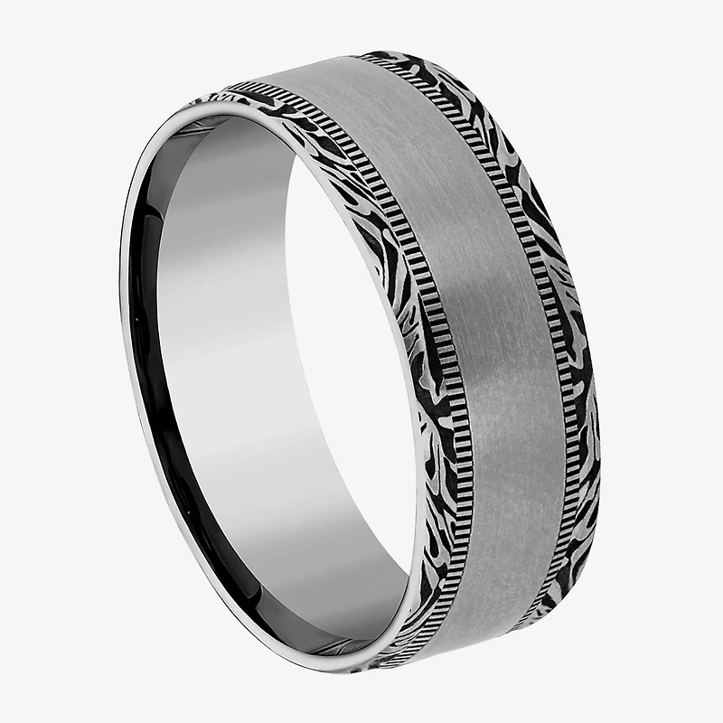 Mens 8MM Tungsten Wedding Band