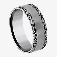 Mens 8MM Tungsten Wedding Band