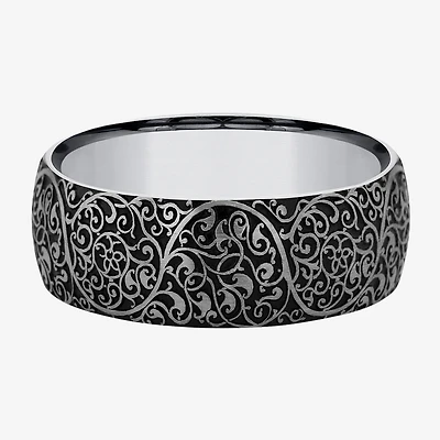 Mens 8MM Tungsten Wedding Band