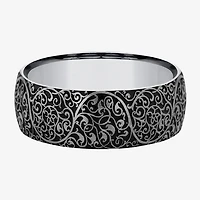Mens 8MM Tungsten Wedding Band