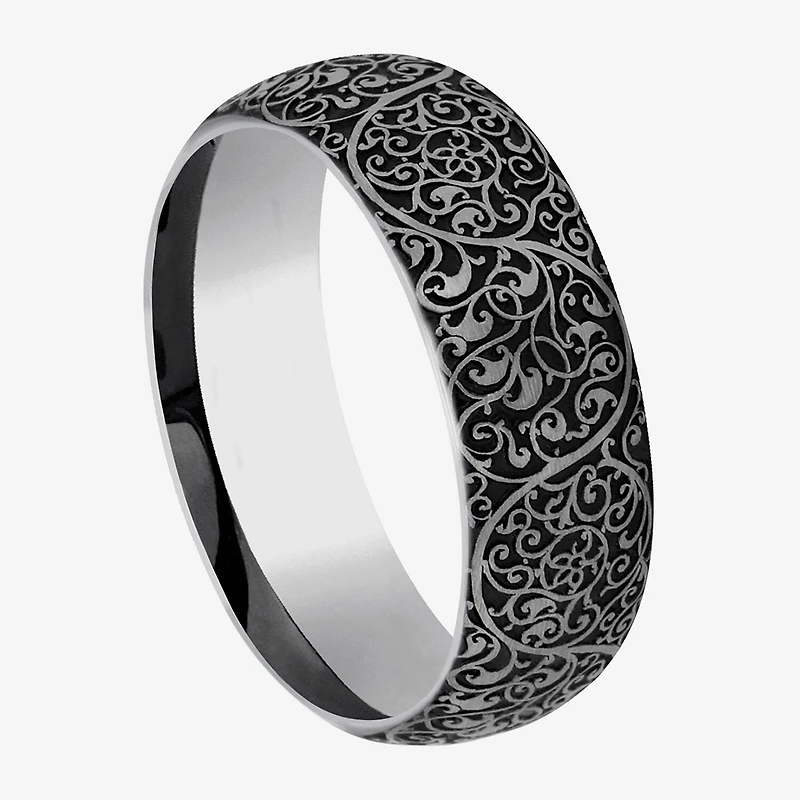 Mens 8MM Tungsten Wedding Band