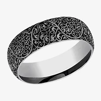 Mens 8MM Tungsten Wedding Band