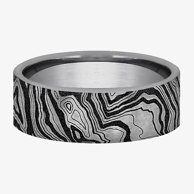 Mens 7MM Tungsten Wedding Band