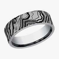 Mens 7MM Tungsten Wedding Band