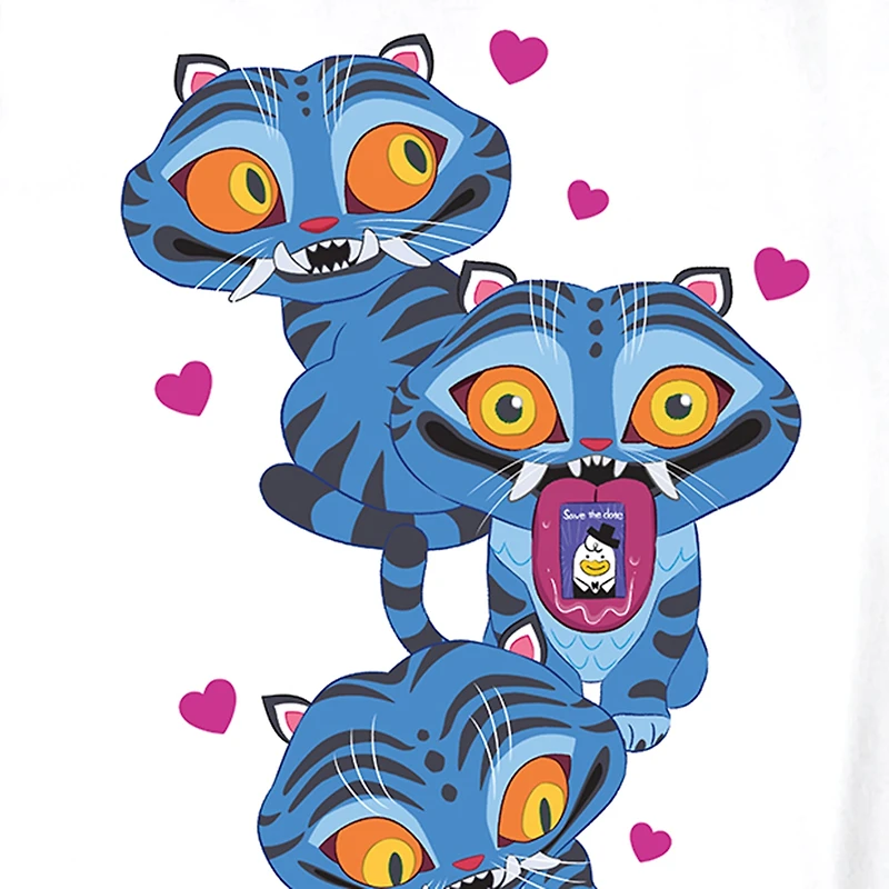 Little & Big Kid Girls Round Neck Short Sleeve Regular Fit KPop Demon Hunters Graphic T-Shirt