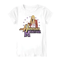 Little & Big Kid Girls Round Neck Short Sleeve Regular Fit Graphic T-Shirt