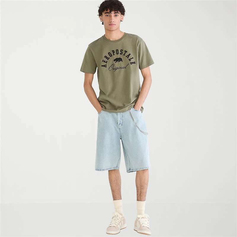 AEROPOSTALE Mens Crew Neck Short Sleeve Regular Fit Graphic T-Shirt
