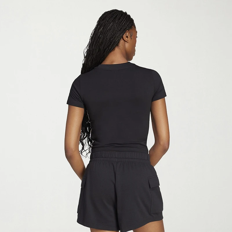 adidas Womens Crew Neck Short Sleeve Active T-Shirt