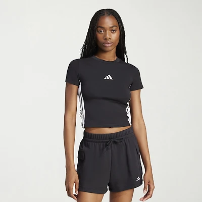 adidas Womens Crew Neck Short Sleeve T-Shirt