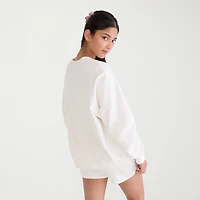 AEROPOSTALE Womens Juniors Crew Neck Long Sleeve Sweatshirt