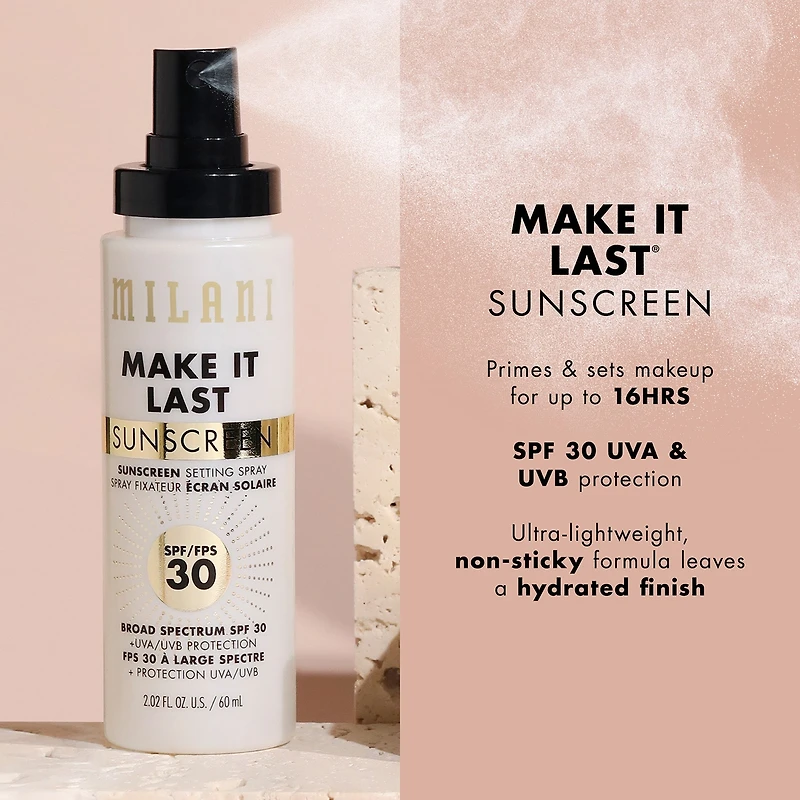 MILANI Make It Last Sunscreen - Sunscreen Setting Spray SPF 30