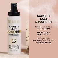 MILANI Make It Last Sunscreen - Sunscreen Setting Spray SPF 30