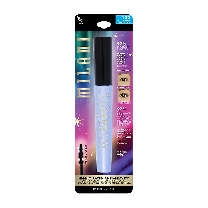 MILANI Highly Rated Anti-Gravity Mascara Waterproof