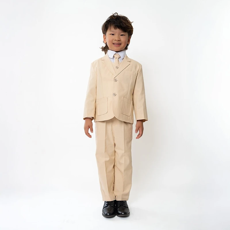 Suit the BOYZ Linen Blend Toddler Boys 5-pc. Set