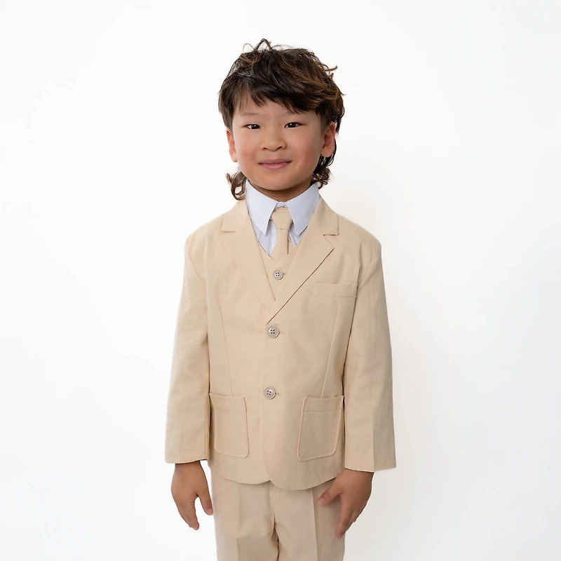 Suit the BOYZ Linen Blend Toddler Boys 5-pc. Set