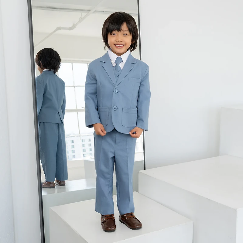 Suit the BOYZ Linen Blend Toddler Boys 5-pc. Set