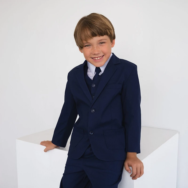 Suit the BOYZ Linen Little & Big Kid Boys 5-pc. Set