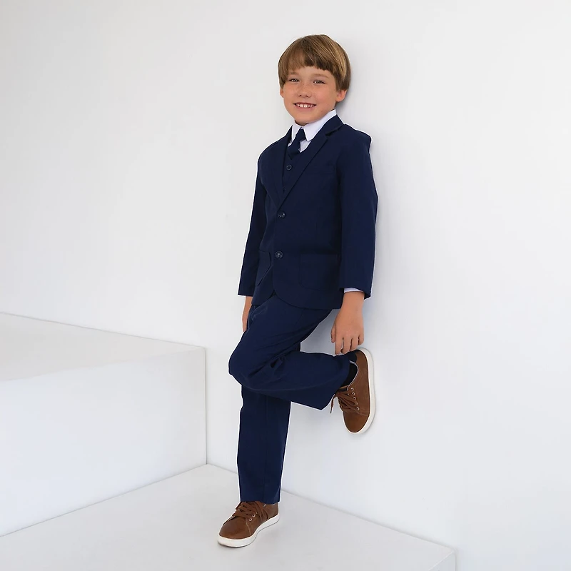 Suit the BOYZ Linen Little & Big Kid Boys 5-pc. Set
