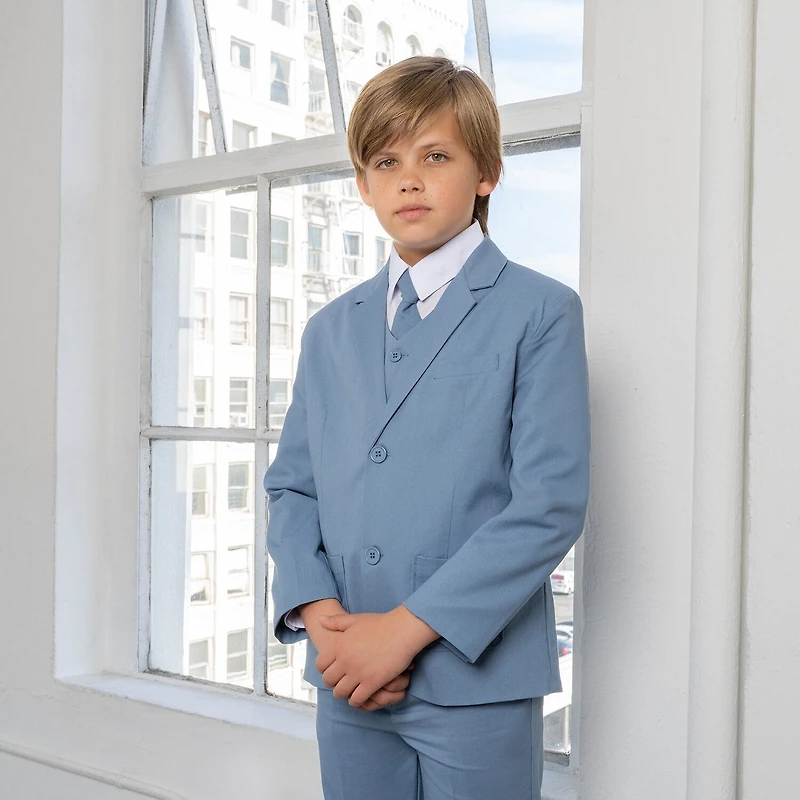 Suit the BOYZ Linen Little & Big Kid Boys 5-pc. Set