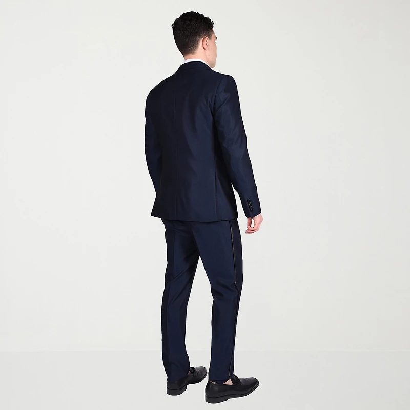 The Savile Row Co Diamond Weave Mens 2-pc. Tuxedo