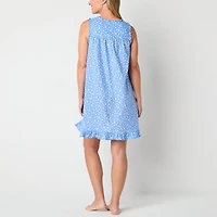 Adonna Womens Sleeveless Round Neck Nightgown