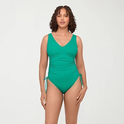 S3 Swim Womens Moderate Coverage One Piece Swimsuit