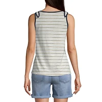 St. John's Bay Womens Round Neck Sleeveless Tank Top