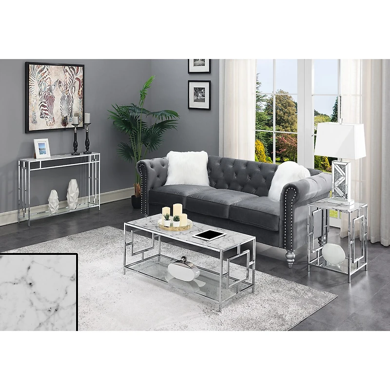 Convenience Concepts Metal End Table