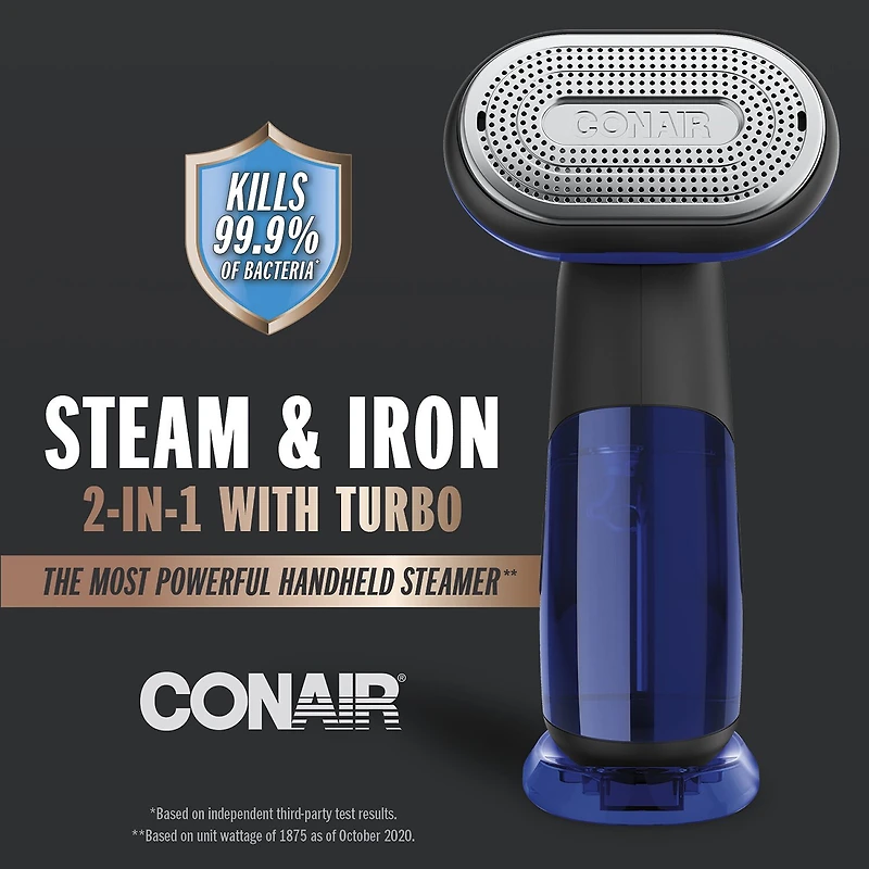 Conair Turbo Extremesteam® Steam and Iron 2-In-1 with Turbo