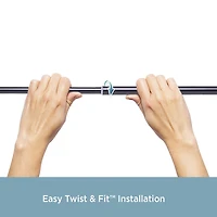Kenney Twist & Fit 5/8 Tension Curtain Rod