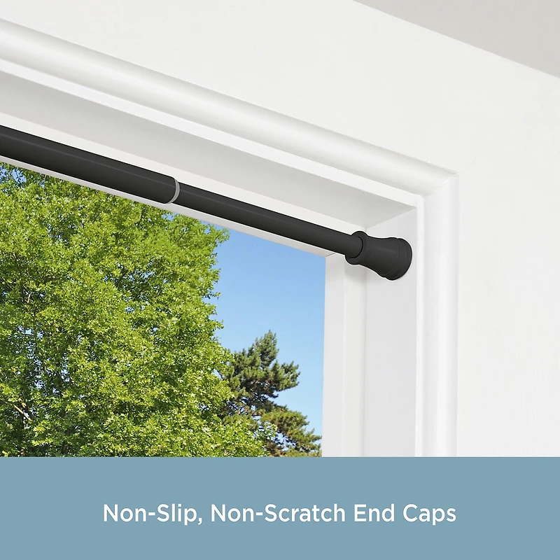 Kenney Twist & Fit 5/8 Tension Curtain Rod