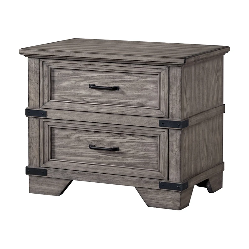 Central Park 2-Drawer Nightstand