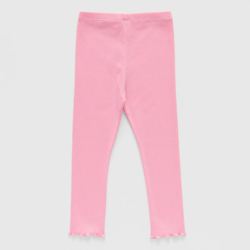 Okie Dokie Rib Toddler & Little Girls Full Length Leggings