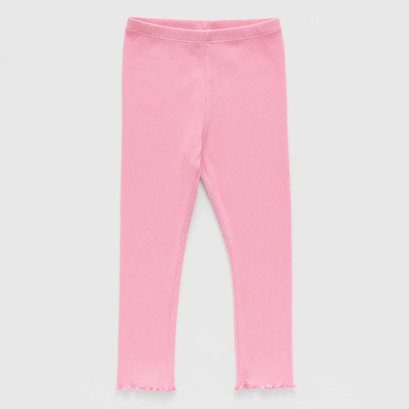 Okie Dokie Rib Toddler & Little Girls Full Length Leggings