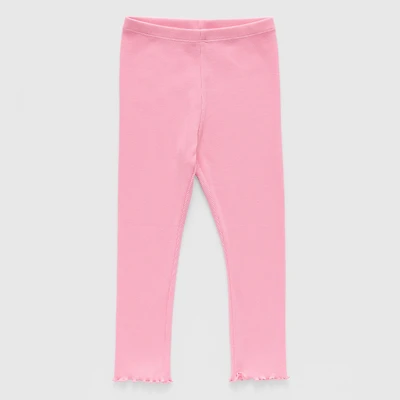Okie Dokie Rib Toddler & Little Girls Full Length Leggings