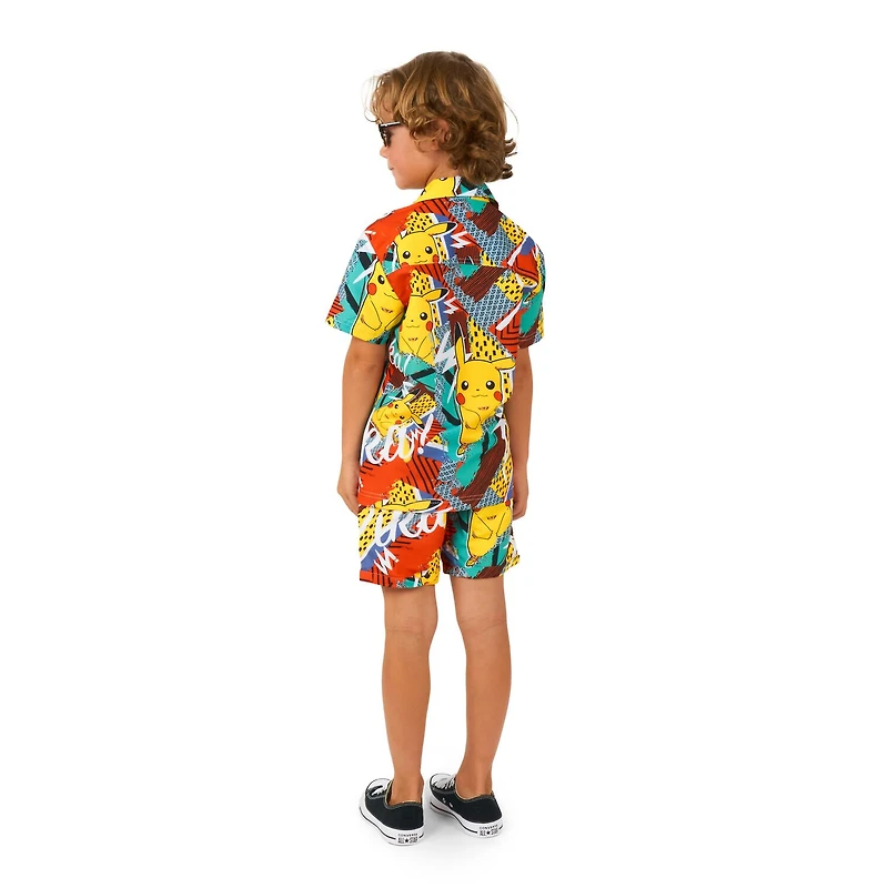 Opposuits Pikachu Little Boys Pokemon 2-pc. Short Set