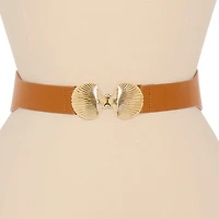 JS Jessica Simpson Skinny Elastic Stretch Waist Womens Belt