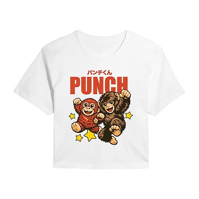 Womens Juniors Crew Neck Short Sleeve Classic Fit Graphic T-Shirt