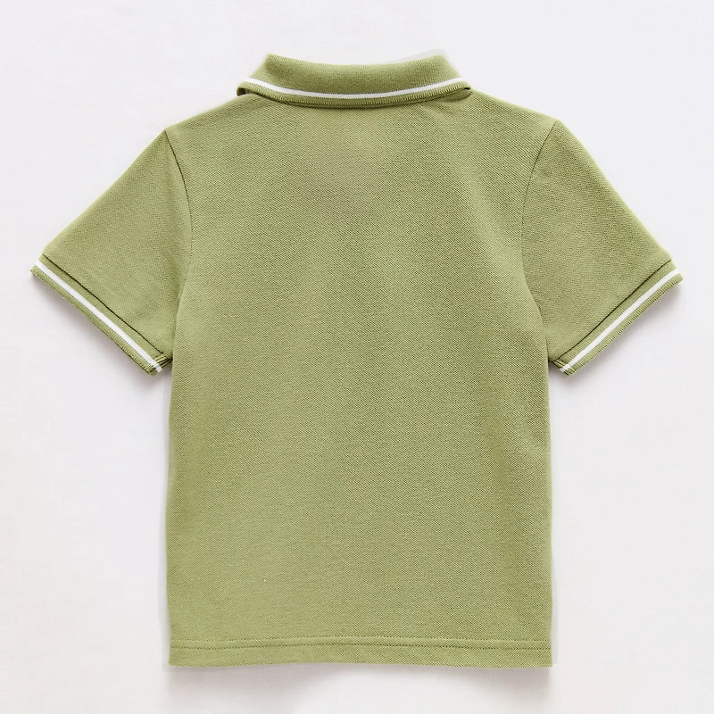 Okie Dokie Toddler & Little Boys Short Sleeve Regular Fit Polo Shirt