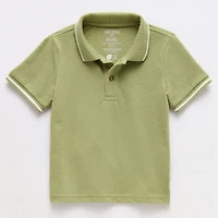 Okie Dokie Toddler & Little Boys Short Sleeve Regular Fit Polo Shirt