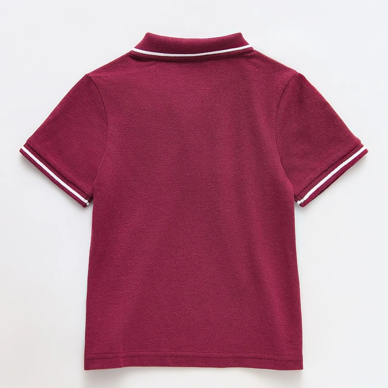 Okie Dokie Toddler & Little Boys Short Sleeve Regular Fit Polo Shirt