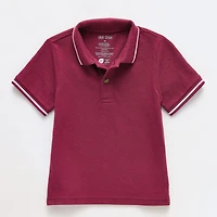 Okie Dokie Toddler & Little Boys Short Sleeve Regular Fit Polo Shirt